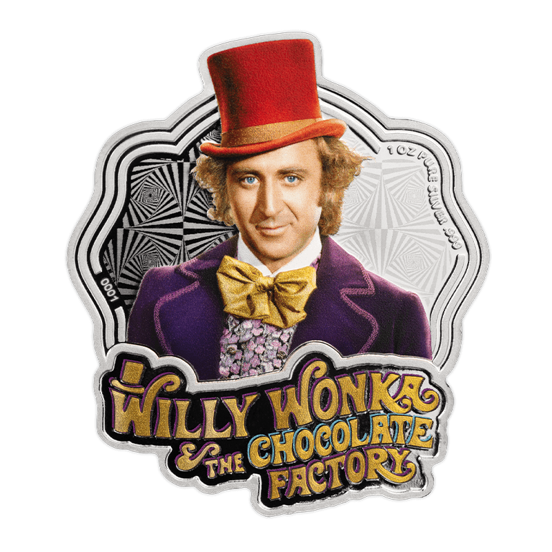 Image pour Pièce d’argent de 1 oz à l’effigie de Willy WonkaMD (2024) à partir de Métaux précieux TD